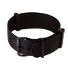 ZULUDIVER NATO Black IPB Nylon Watch Strap 22mm - Image 2