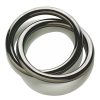 Alessi Oui Napkin Ring with PVD Coating in 18/10 Stainless Steel, Grey - Image 2