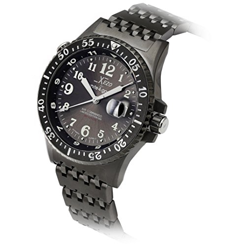 Xezo for Unite4good Air Commando Divers Automatic Watch Swiss Sapphire Crystal and Citizen Movt 30 ATM 0 0