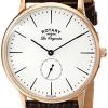 Rotary Men's gs90053/02 Rose Gold-Tone Watch with Brown Leather Band - Image 2
