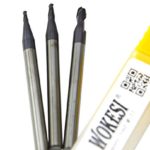 Wokesi 1 1.5 2 3 4 6mm Cutting Dia,Ball Nose End Mill Set,Pack of 6,Std Length,HRC55,4Flutes,TiAlN Coated,Metric,Solid Carbide,CNC Router Bits Milling Profiling Tools(1/1.5/2/3/4/6mm HRC55) - Image 3