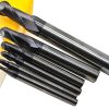 Wokesi 1 1.5 2 3 4 5mm Cutting Radius,Ball Nose End Mill Set,Pack of 6,Std Length,HRC45,2Flutes,TiAlN Coated,Tungsten Steel Carbide,CNC Router Bits Milling Profiling Tools(2/3/4/6/8/10mm HRC45) - Image 2